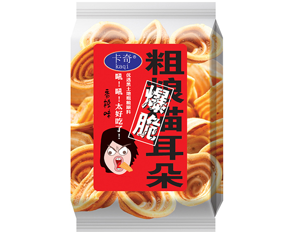 Hand wrapped coarse food cat ears-Spicy taste
