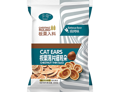 220g chestnut slice cat ears-Barbecue flavor